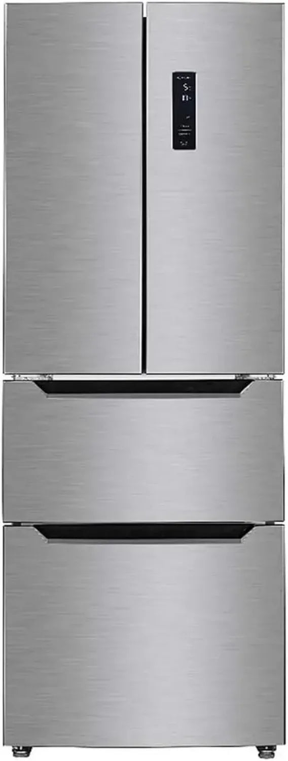 WOLKENSTEIN French Door Kühl-Gefrierkombination, NoFrost, Touchscreen, 4-Sterne Gefrierfach, 191L Kühlteil, 129L Gefrierteil, Inox-Design