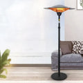Leistungsstarker Quarz-Terrassenheizer 2100 W, freistehend, ideal für Außenbereiche