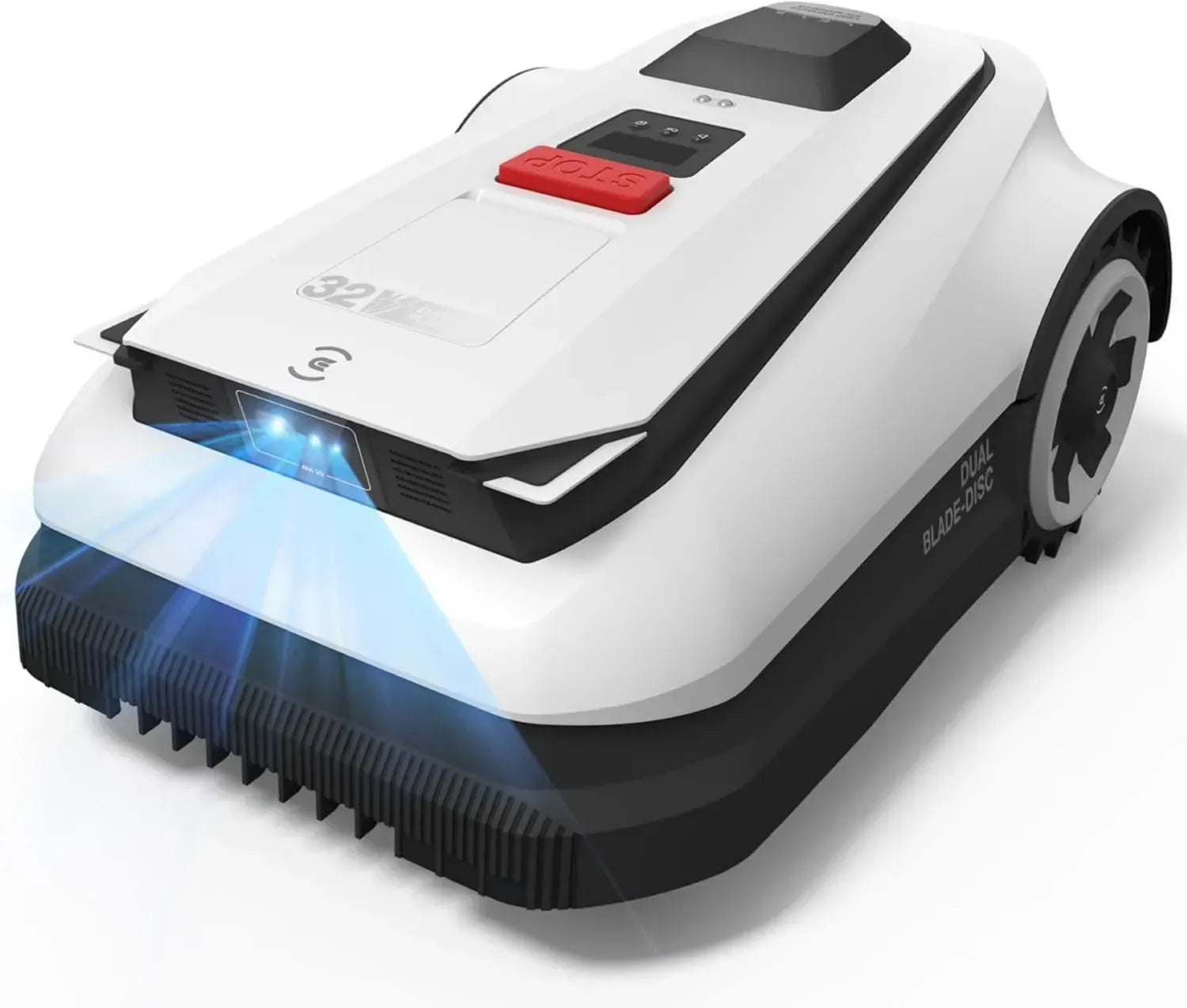 ECOVACS Goat A1600 Rasenroboter ohne Begrenzungskabel, RTK+Vision Navigation, 1600m² Kapazität, 330 mm Schnittbreite, 100W Leistung, geeignet für 50% Steigungen
