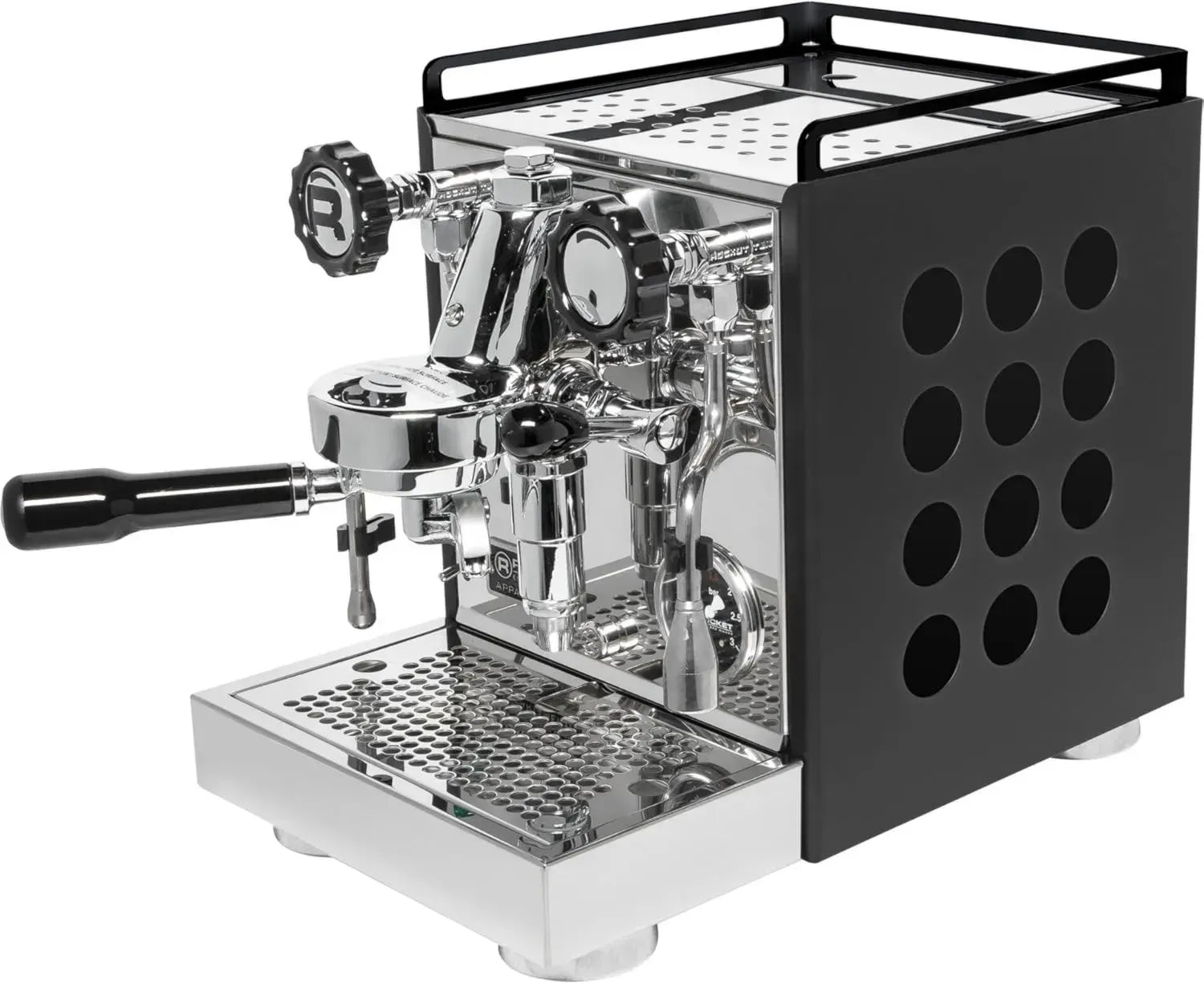 Rocket Espresso Appartamento Espressomaschine in Schwarz