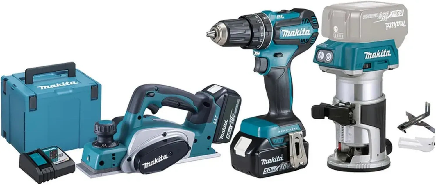 Makita LXT Akku-Werkzeugset DLX3116TJ mit 18V Lithium-Ionen