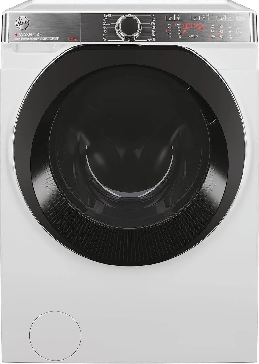Hoover H-WASH 550 Waschmaschine, A-Klasse, 1600 U/min, 10 kg Kapazität, Eco-Power Inverter, Power Care, ActiveSteam