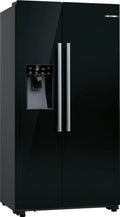 Bosch Serie 6 Side-by-Side Kühlschrank 561L, Eis- und Wasserspender, No Frost, schwarz