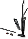 Bosch Flexxo 2in1 Akkusauger Serie 4, kabellos, beutellos, hohe Saugkraft, lange Laufzeit, schnelle Ladezeit, für alle Bodenarten, schwarz