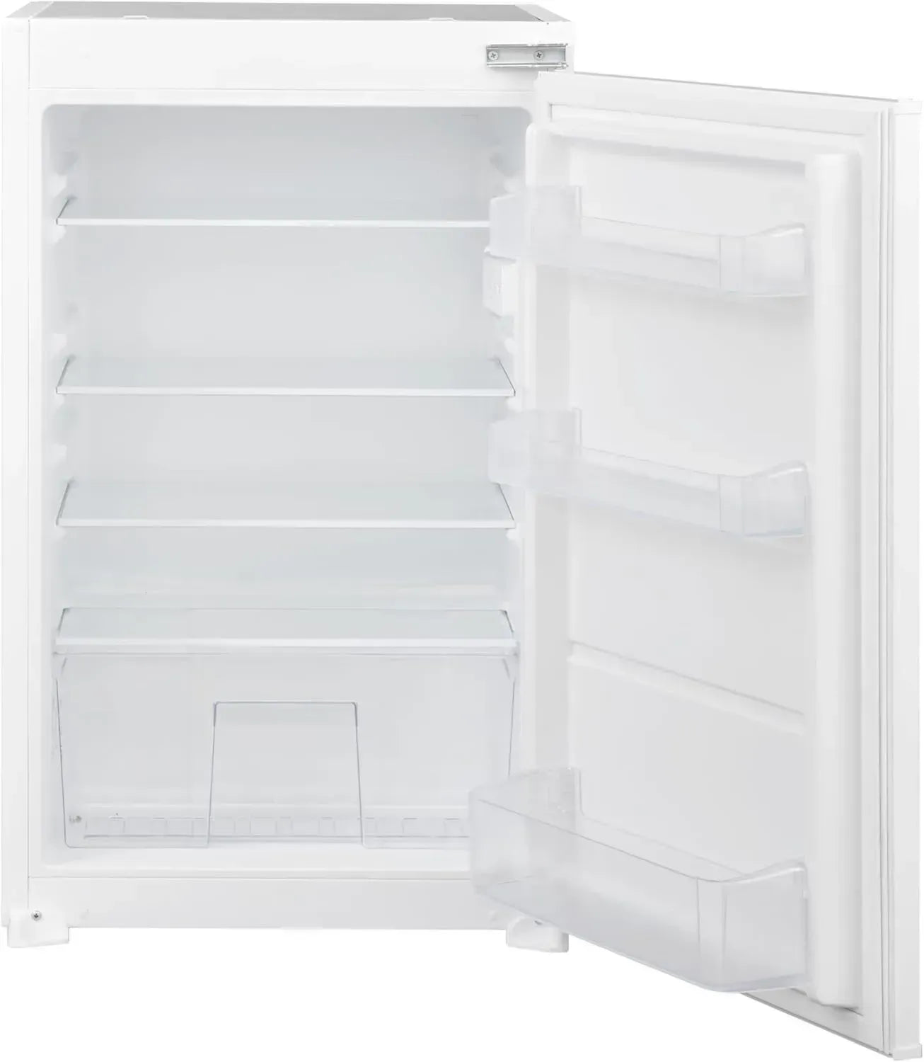 Respekta Einbaukühlschrank 126 L, leise 35 dB, Energieeffizienz E, Weiß