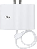 AEG Durchlauferhitzer MTH 350, 3,5 kW, drucklos, für Handwaschbecken, mit Stecker, VDE geprüft