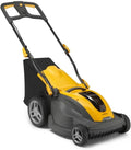STIGA Combi 344e Elektro-Rasenmäher mit Akku, Ladegerät, höhenverstellbar, ergonomischer Softgriff