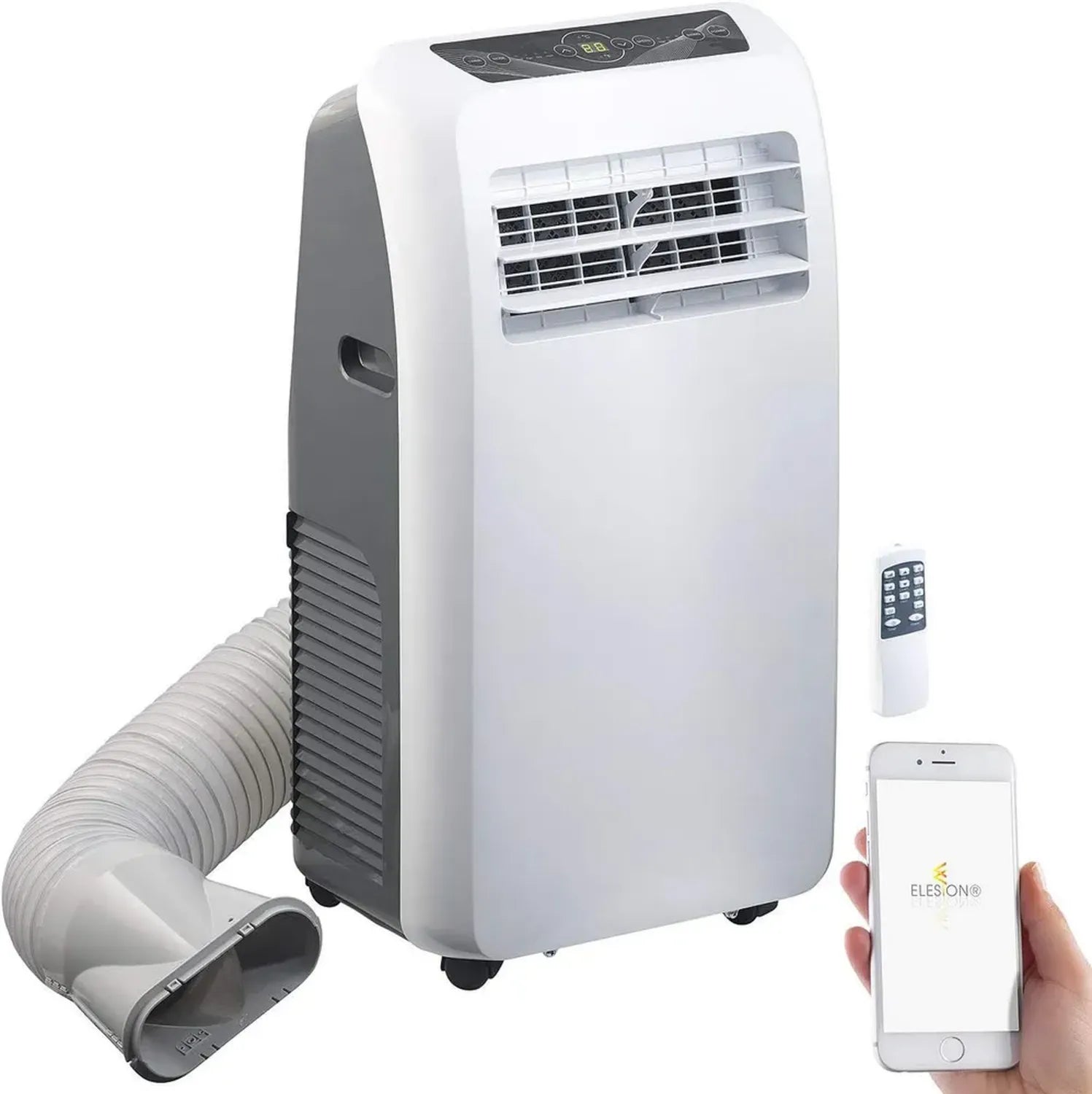 Sichler Mobile Klimaanlage mit Heizfunktion, 12.000 BTU/h, WiFi & App-Steuerung