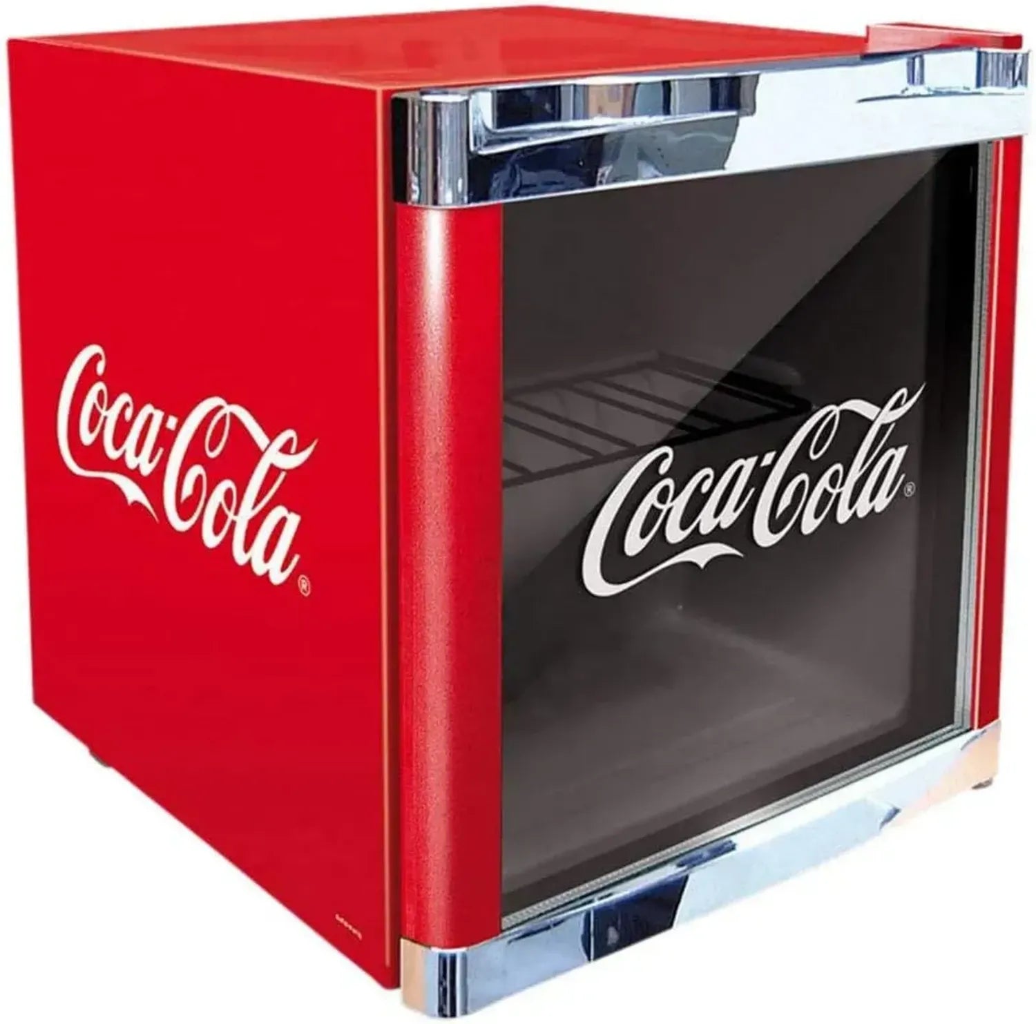 Kühlschrank für Flaschen, Coca-Cola Design, 51 cm Höhe, Energiesparend, 48 L Kapazität
