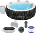 Bestway Lay-Z-Spa LED-Whirlpool für 6 Personen, AirJet-System, Ø 196 x 66 cm, mit LED-Beleuchtung