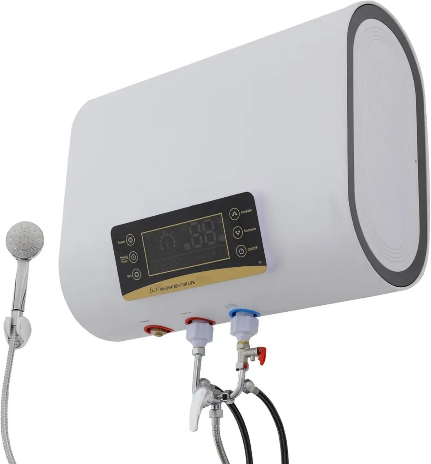 Effizienter 80L Elektro-Wassererhitzer, 2000W Wandmontage für Küche und Bad