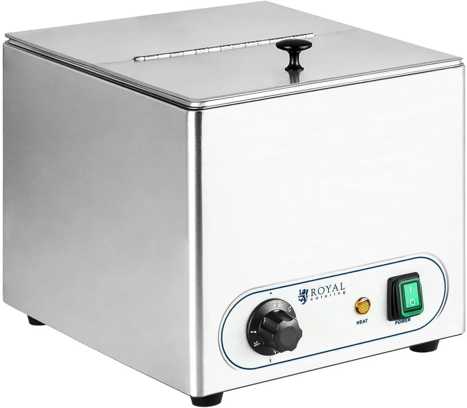 Elektrische Hotdog-Maschine aus Edelstahl, 1000 W, 10 L, 30-90°C