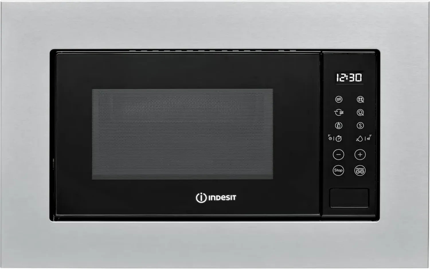 Indesit Einbau-Mikrowelle mit Grill, 20L, 800W/1000W, Kindersicherung, Auto-Kochfunktion
