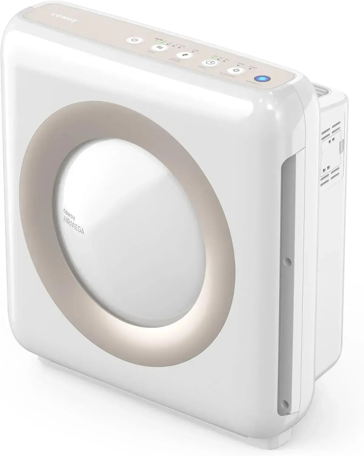 COWAY Luftreiniger für Allergiker, Energiesparmodus, Filtert ultrafeine Partikel, Ideal bei Staub und Pollen, CADR 421 m³/h, Weiß