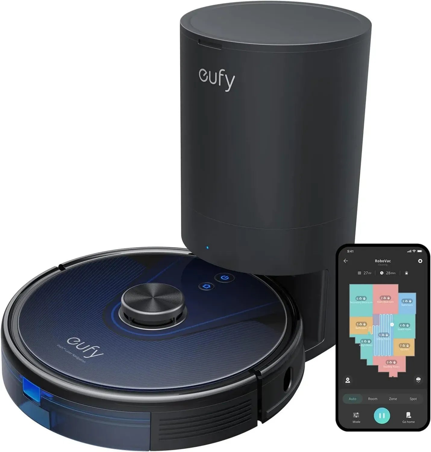 eufy by Anker RoboVac L35+ Staubsauger- und Wischroboter mit Absaugstation, 2023 Modell