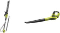 Ryobi 18V Akku-Teleskop-Heckenschneider & Laubgebläse Set, ohne Akku und Ladegerät