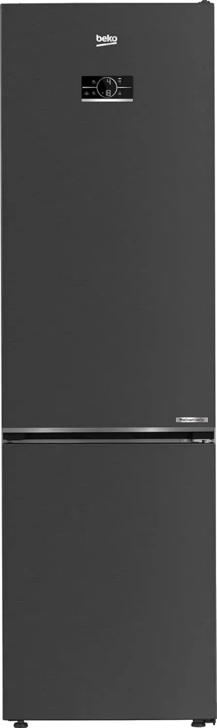 Beko B7RCNA407HXBR Kühl-Gefrierkombination, 355 l, NoFrost, AeroFlow, 90° Türöffnung, HarvestFresh-Technologie, Dark-Inox