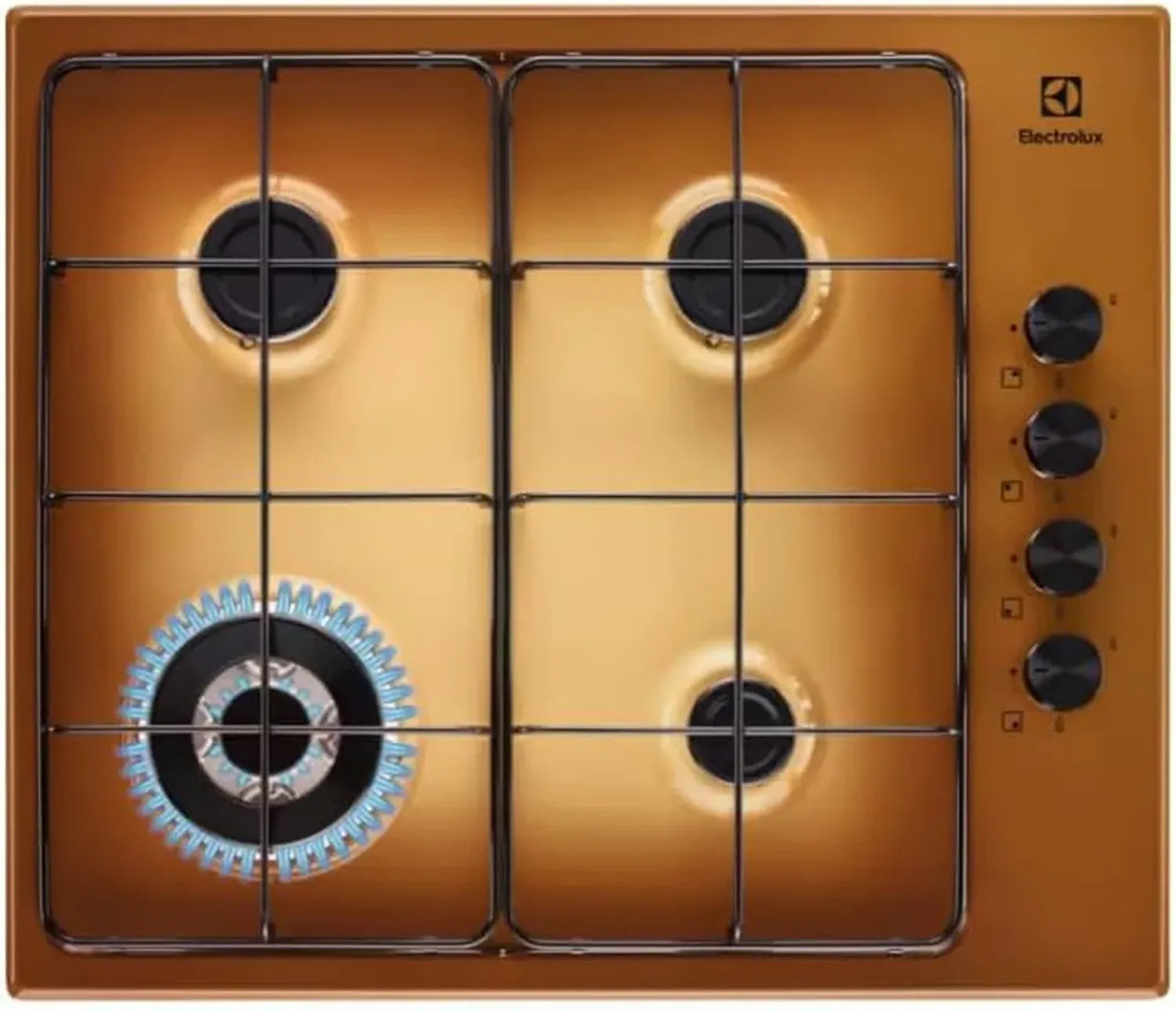 Electrolux Gaskochfeld EGS6414T Einbau mit Messing Brennern