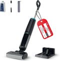 Hoover HW3 kabelloser Nass- und Trockensauger für alle Bodenarten - 40 Minuten Laufzeit, Anti-Haarwickel-System, Automatische Reinigung mit Lufttrocknung