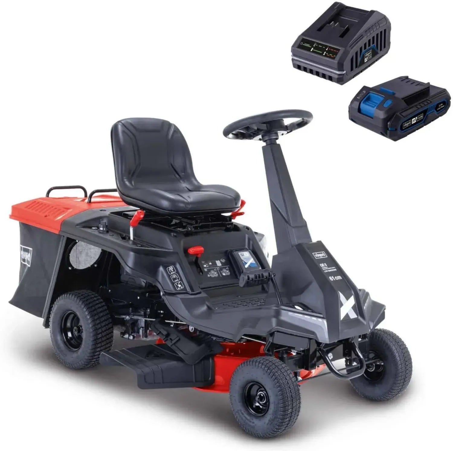 Leistungsstarker Aufsitzrasenmäher mit E-Start und 61 cm Schnittbreite