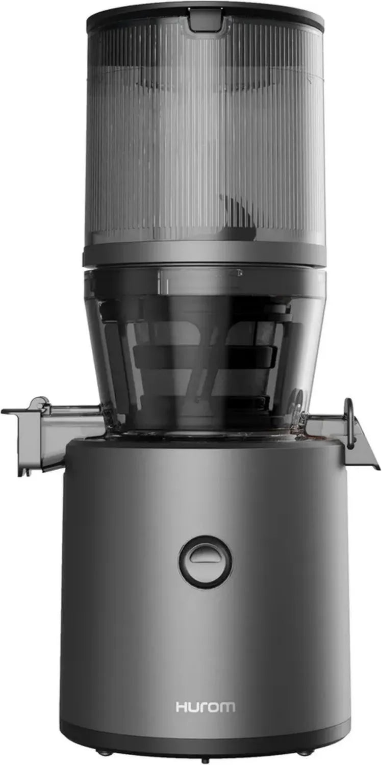 Hurom H320N Slow Juicer – Effiziente Entsaftung für Obst und Gemüse, Leiser Motor, Einfach zu Reinigen, 2L Behälter, BPA-frei, 200W, Titangrau