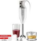 ESGE Zauberstab M 122 de Luxe Stabmixer, 140W, Weiß, Ergonomischer Griff, 14.000 U/min