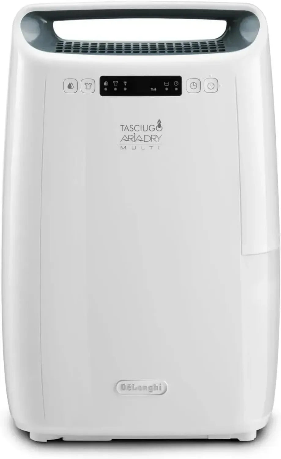 De'Longhi Tragbarer Luftentfeuchter 16L/Tag mit Filtersystem, Leise, Anti-Schimmel, Weiß