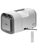 VEVOR 4250 BTU Mobile Klimaanlage, 3 Stufen, 24h Timer, Temperaturbereich 16-32°C, AC/DC kompatibel, ideal für Camping, Wohnmobile, Zuhause, 510x270x315 mm