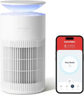SwitchBot Luftreiniger mit App-Steuerung, leises Schlaf- und Haustiermodus, HEPA-Filter entfernt 99,97% der Partikel, CADR 400m³/h, geeignet für Räume bis 83㎡