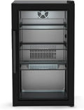 Cozze® 63L Getränkekühler mit Kompressorkühlung, LED-Licht und Glastür