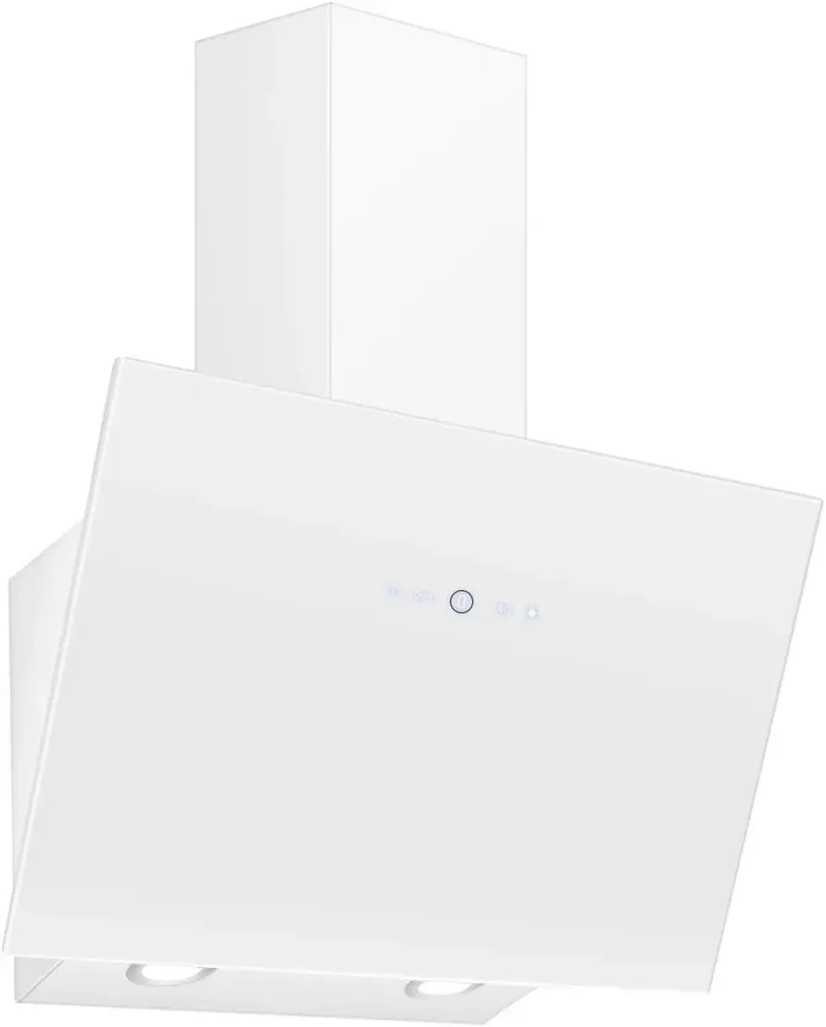 SNDOAS 60cm Wandhaube, Kopffrei, 700 m³/h Saugleistung, 3 Stufen, Touch-LED, Ausschaltverzögerung, Abluft/Umluft, Weiß