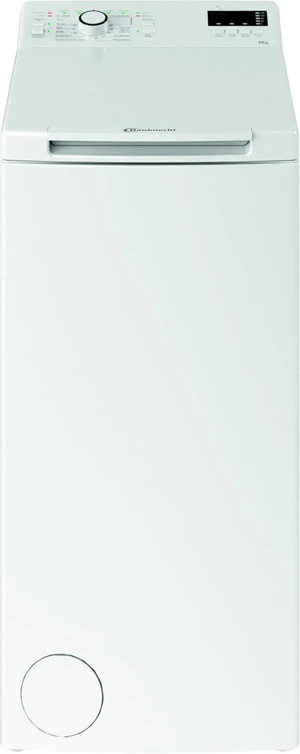 Bauknecht WAT Eco 712 B3 Toplader-Waschmaschine, 6 kg, 1200 U/min, Vollwasserschutz, SoftOpening, FreshFinish, Kurzprogramm, Intensivspülen, Wollprogramm