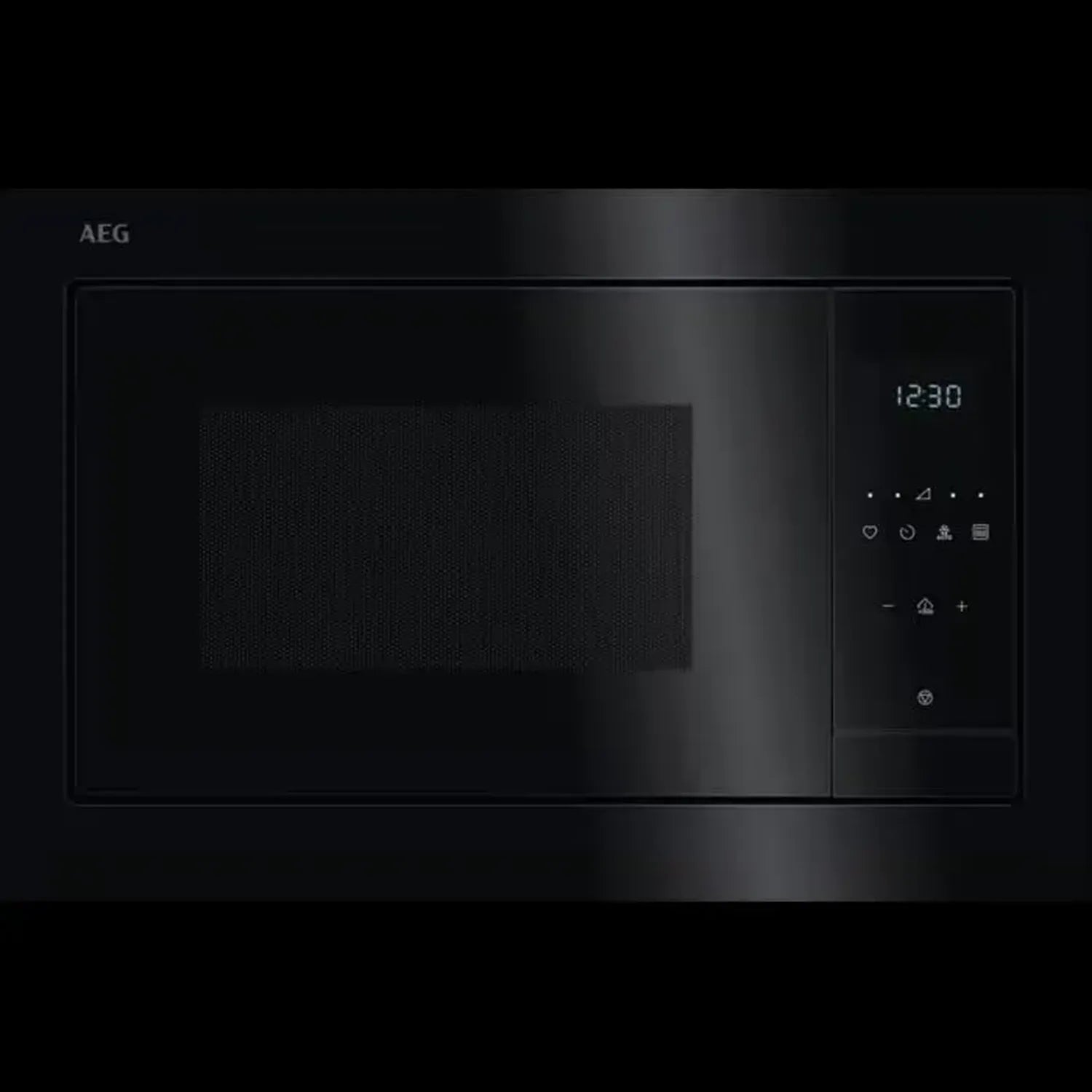 AEG Einbau-Mikrowelle 25L, 900W, Grillfunktion, Eco-Modus, Touch-Bedienung, Schwarz
