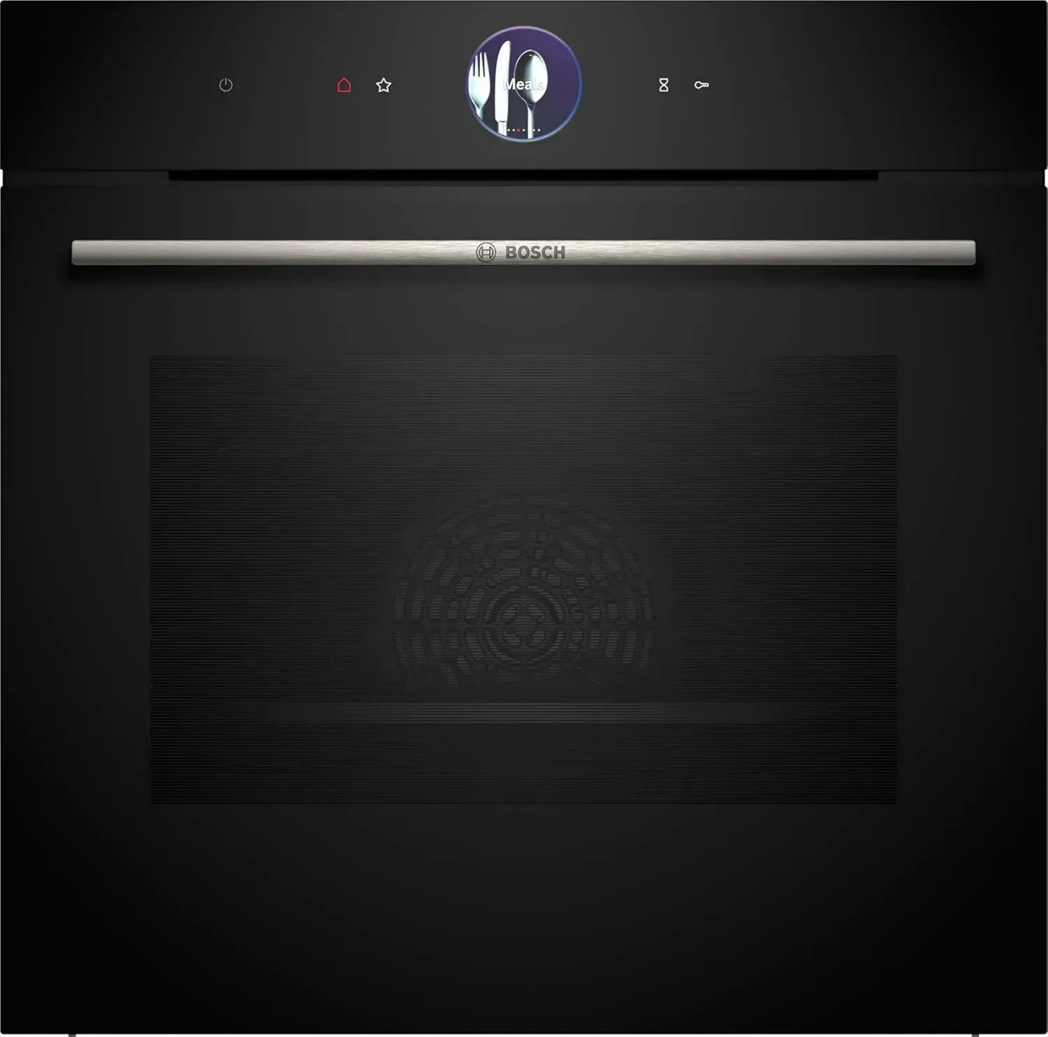 Bosch Serie 8 Einbau-Backofen 60cm Schwarz, Selbstreinigend, Air Fry & 4D Heißluft