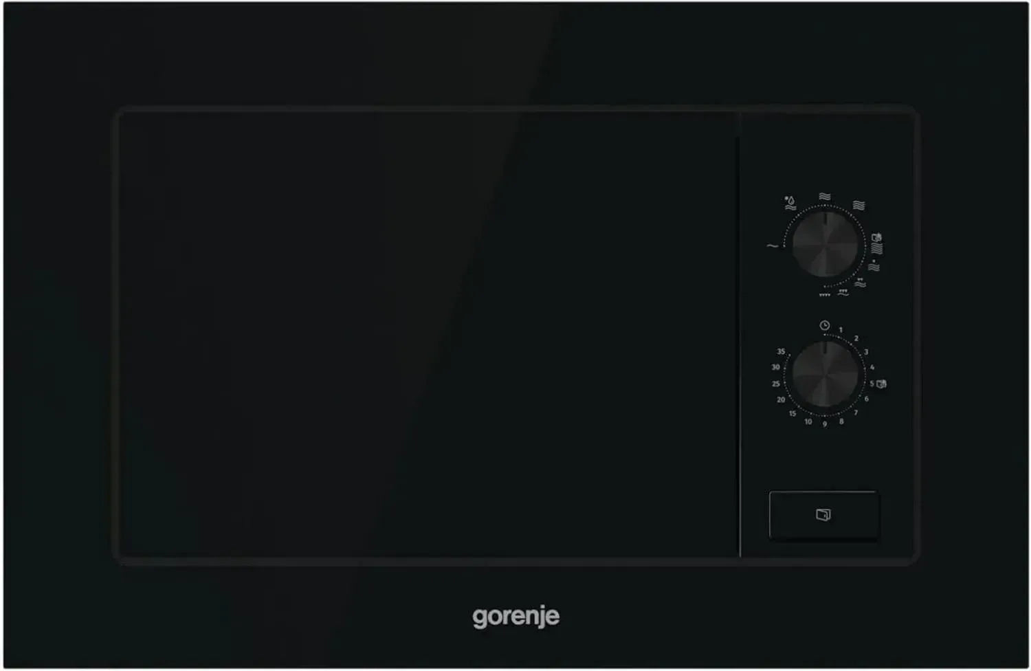 Gorenje Einbau-Mikrowelle mit Grillfunktion, 17L, Schwarz