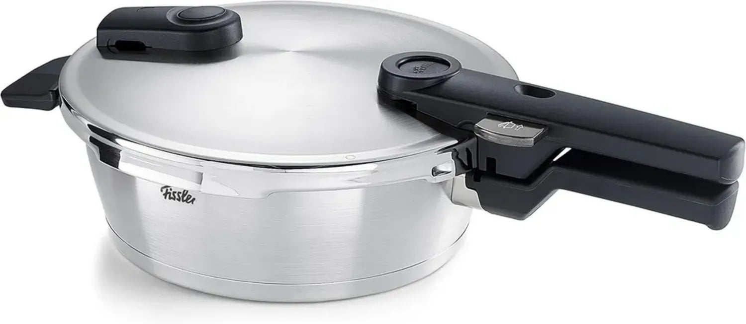 Fissler Vitaquick Premium Schnellkochtopf, 2,5 L, Ø 22 cm, Edelstahl, 2 Kochstufen, Induktionsgeeignet, Hergestellt in Deutschland
