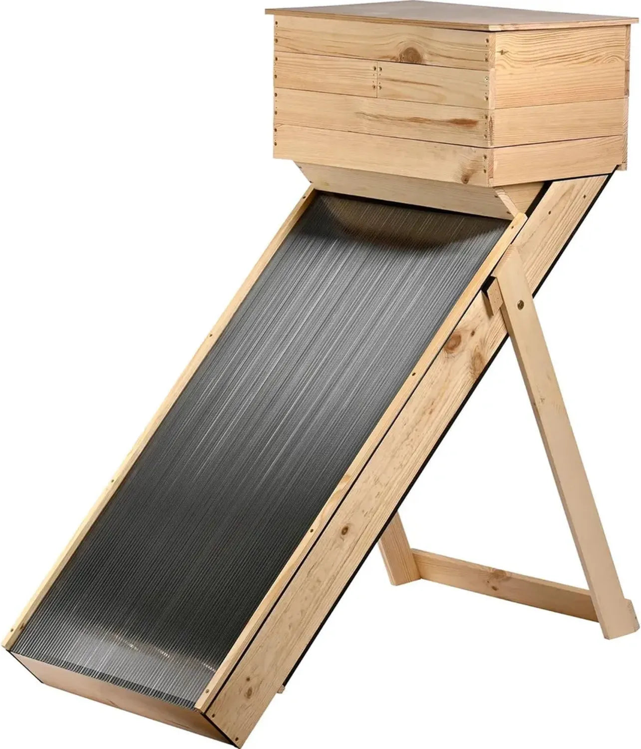 Solar-Dörrgerät aus Holz mit großer Kapazität für Obst, Gemüse und Kräuter