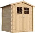 Gartenhaus aus Holz 2,82 m² – Geräteschuppen für Fahrrad und Garten – TIMBELA M320F