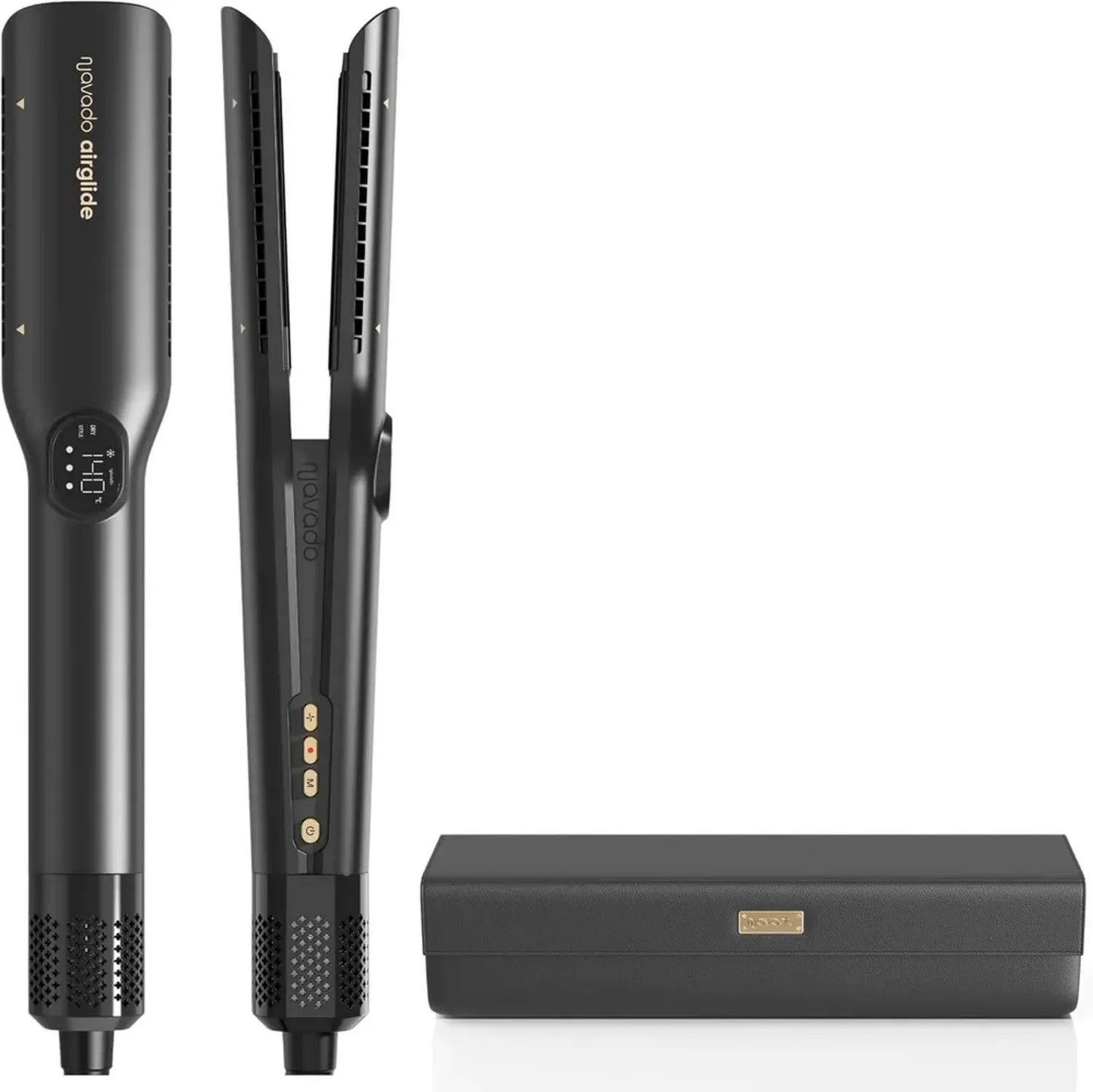 Airglide 2-in-1 Haarglätter & Trockner - Nass-zu-Trocken Styler mit Kaltluftfunktion